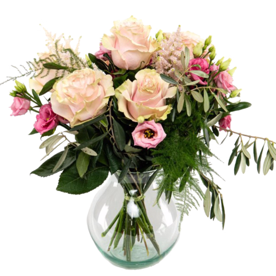 Rose Bouquet in Light Pink