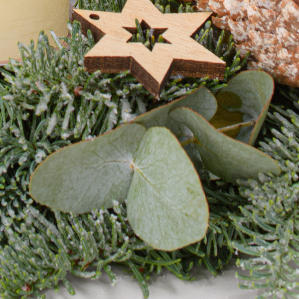 Adventskranz Winterkuss (Ø 30 cm) mit Ferrero Giotto 3er