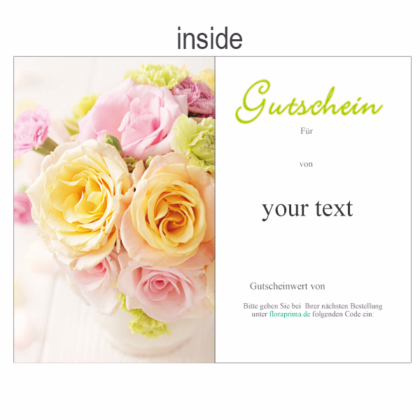 Gift Certificate „Thank you“