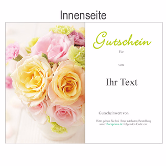 Gutschein „Danke“