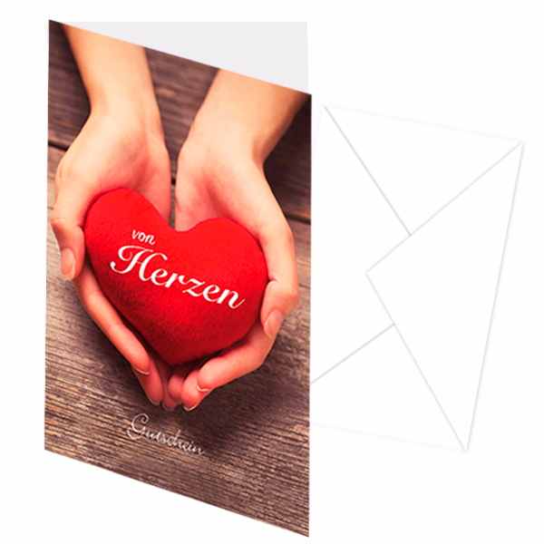 Gutschein „von Herzen“