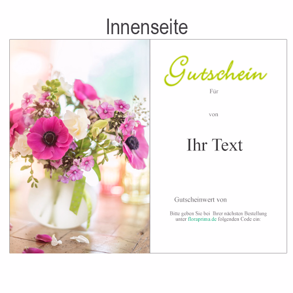 Gutschein „Ein Geschenk für Dich“