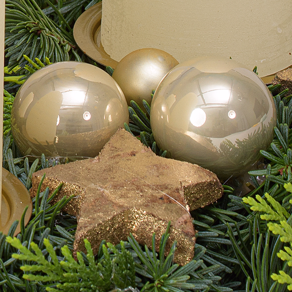 Adventskranz Kerzenschein (Ø 30 cm) mit Ferrero Giotto 3er