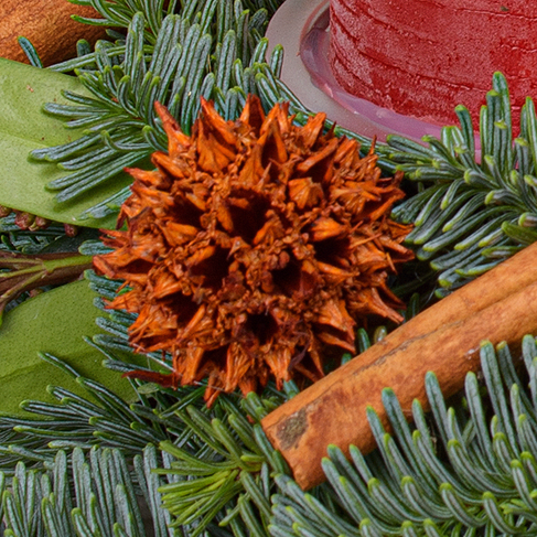 Adventskranz Nature Christmas (Ø 30 cm) mit Ferrero Giotto 3er