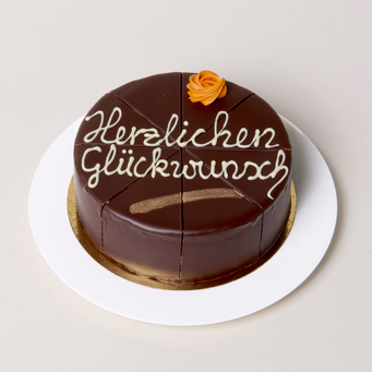 Sachertorte „Herzlichen Glückwunsch“