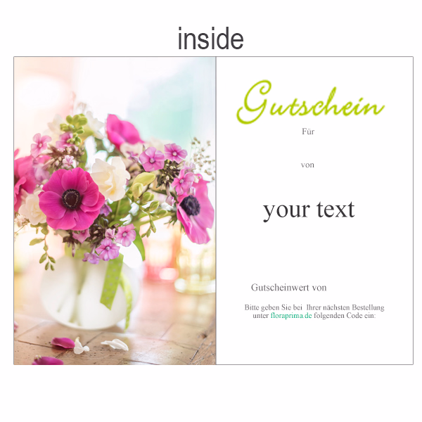 Gift Certificate „A Gift for You“