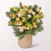 Winter Bouquet Sternschnuppe with vase & 3 Ferrero Giotto
