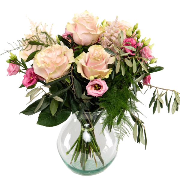 Rose Bouquet in Light Pink