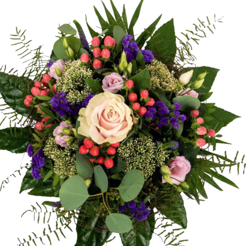 Flower Bouquet Rosa
