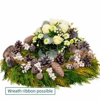 Sympathy Wreath Nie vergessen
