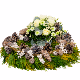 Sympathy Wreath Nie vergessen