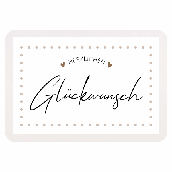 Biskuittorte „Herzlichen Glückwunsch“