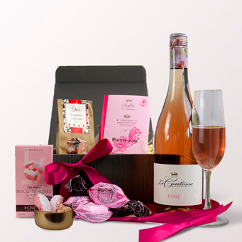 Geschenkbox Rosé