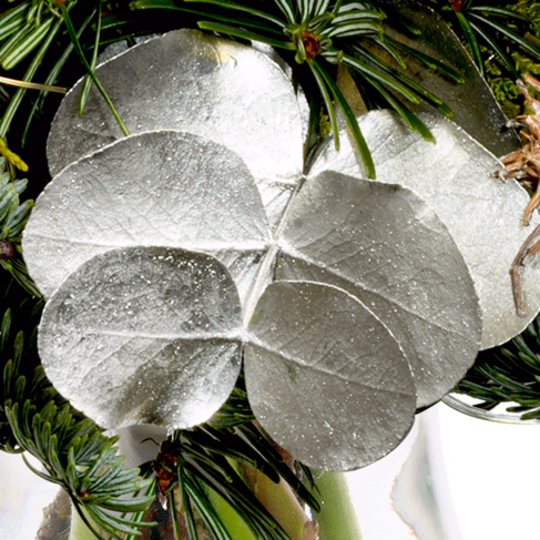 Strauß Winterleuchten mit Vase & Ferrero Giotto 3er