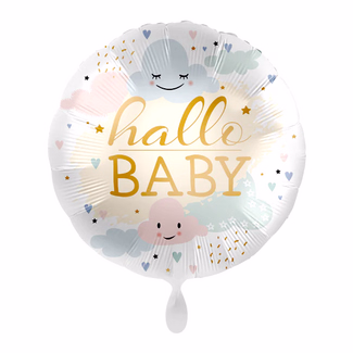 Heliumballon-Geschenk „Hallo Baby“