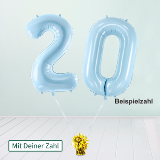 Heliumballon-Geschenk XXL-Zahlen