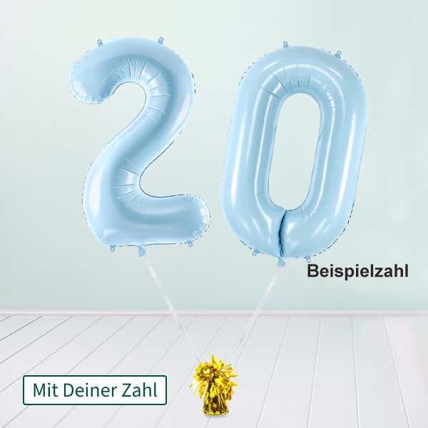 Heliumballon-Geschenk XXL-Zahlen