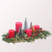 Arrangement Christmas Wood with 3 Ferrero Giotto