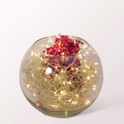 Lichtertraum im Glas