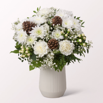 Flower Bouquet Sternennacht with vase & 3 Ferrero Giotto