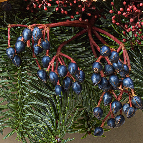 Blumenstrauß Bescherung mit Vase & Ferrero Giotto 3er