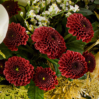 Premium Bouquet Vorfreude with Premium Vase & 3 Ferrero Giotto