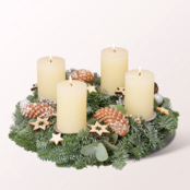 Wreath Winterkuss (Ø 30 cm) with 3 Ferrero Giotto