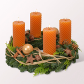 Adventskranz Lichterkranz (Ø 40 cm) mit Ferrero Giotto 3er