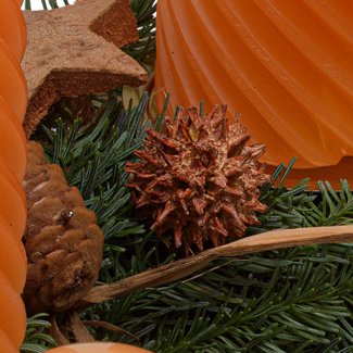 Wreath Lichterkranz (Ø 40 cm) with 3 Ferrero Giotto