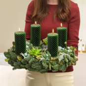 Adventskranz Winterbote (Ø 40 cm) mit Ferrero Giotto 3er