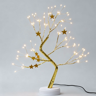 LED Tree Lamp with Stars