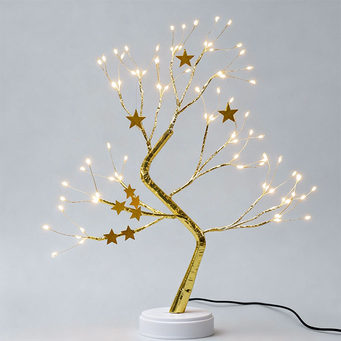 LED Tree Lamp with Stars