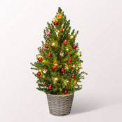 Weihnachtsbaum Weihnachtsmärchen mit LED-Beleuchtung & mit Ferrero Giotto 3er