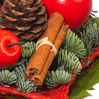 Blumenstrauß Nikolaus mit Vase & Ferrero Giotto 3er