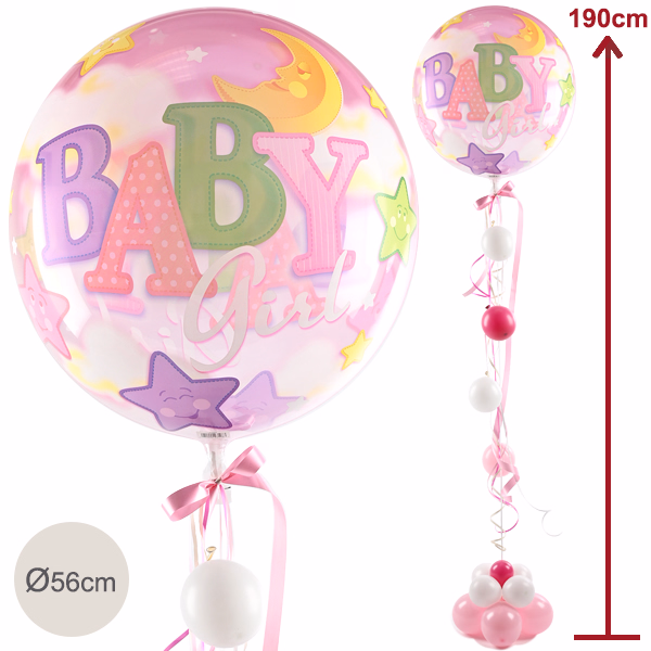 Giant-Balloon-Gift Baby Girl (190 cm)