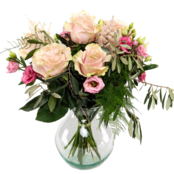 Rose Bouquet in Light Pink
