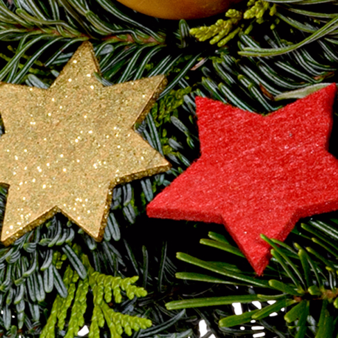 Flower Bouquet Weihnachtsmix with vase & 3 Ferrero Giotto