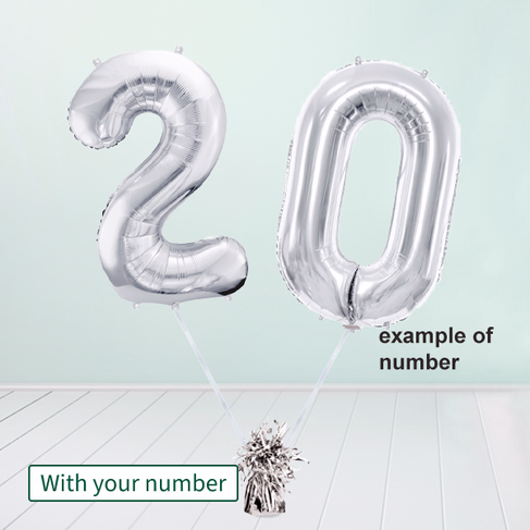 Helium Balloon Gift XXL Numbers