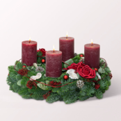 Wreath Glorious Christmas (Ø 35 cm) with 3 Ferrero Giotto