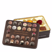 Präsentdose „Manchmal hilft eben nur noch Schokolade“