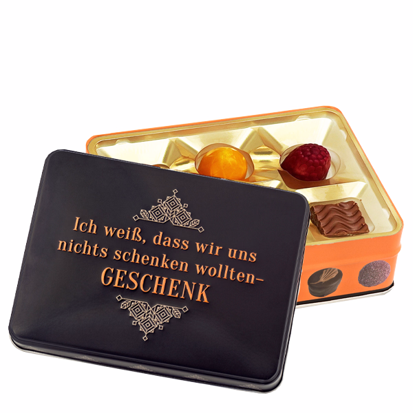 Präsentdose „Nichts-schenken-Geschenk“