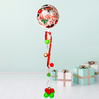 Giant-Balloon-Gift Merry Christmas (190 cm)