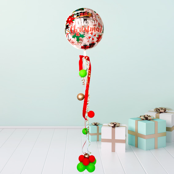 Giant-Balloon-Gift Merry Christmas (190 cm)