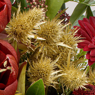 Flower Bouquet Winterliebling with vase & 3 Ferrero Giotto