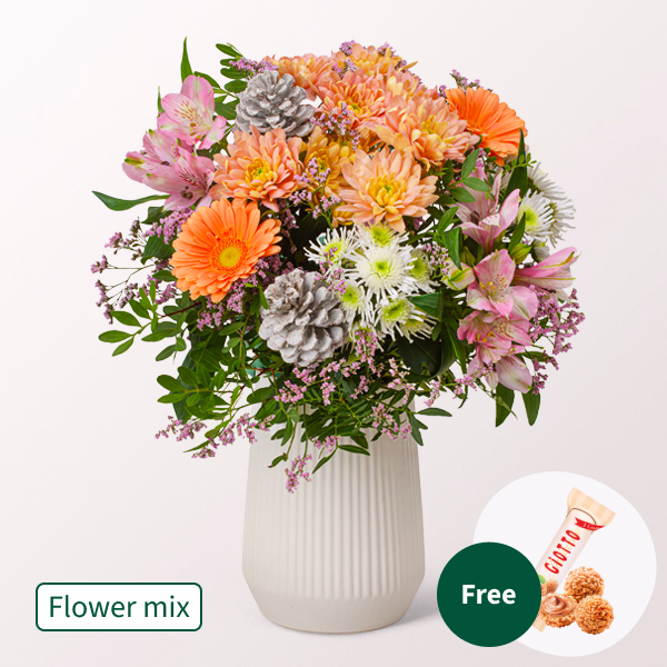 Flower Mix Blumenfreude with 3 Ferrero Giotto