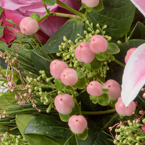 Blumenmix Lebensfreude mit Ferrero Giotto 3er