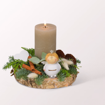 Christmas Arrangement Engelszauber with 3 Ferrero Giotto