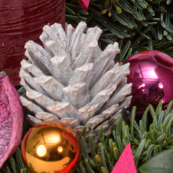 Adventskranz Oh Du Fröhliche (Ø 30 cm) mit Ferrero Giotto 3er