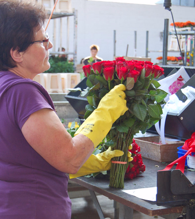 Ein fertiger Strauß